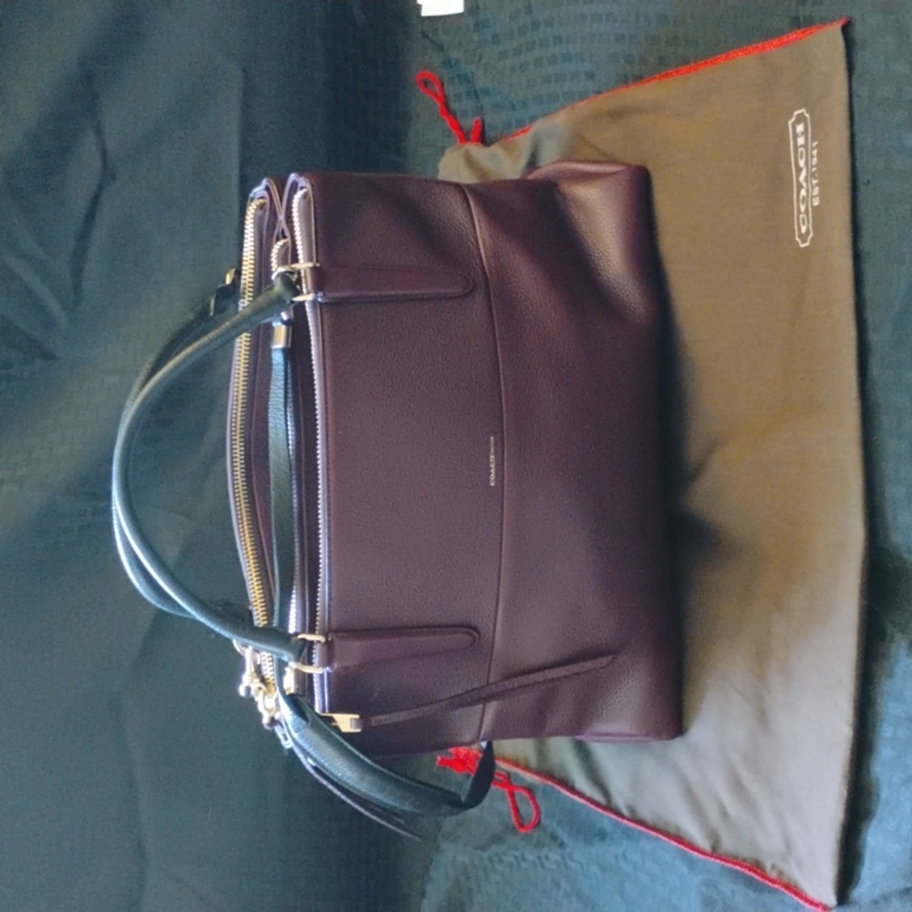 Coach Brough Bag Oxblood | NWT